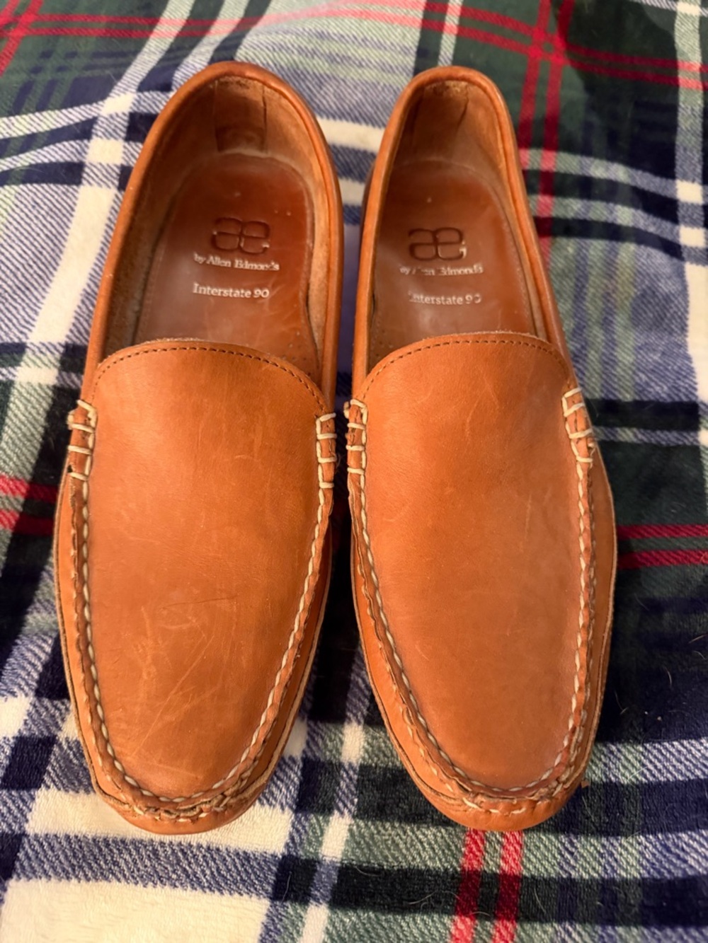 Allen Edmonds Tan Leather Slip-On Loafers